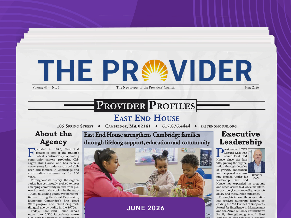 East End House featured in The Provider