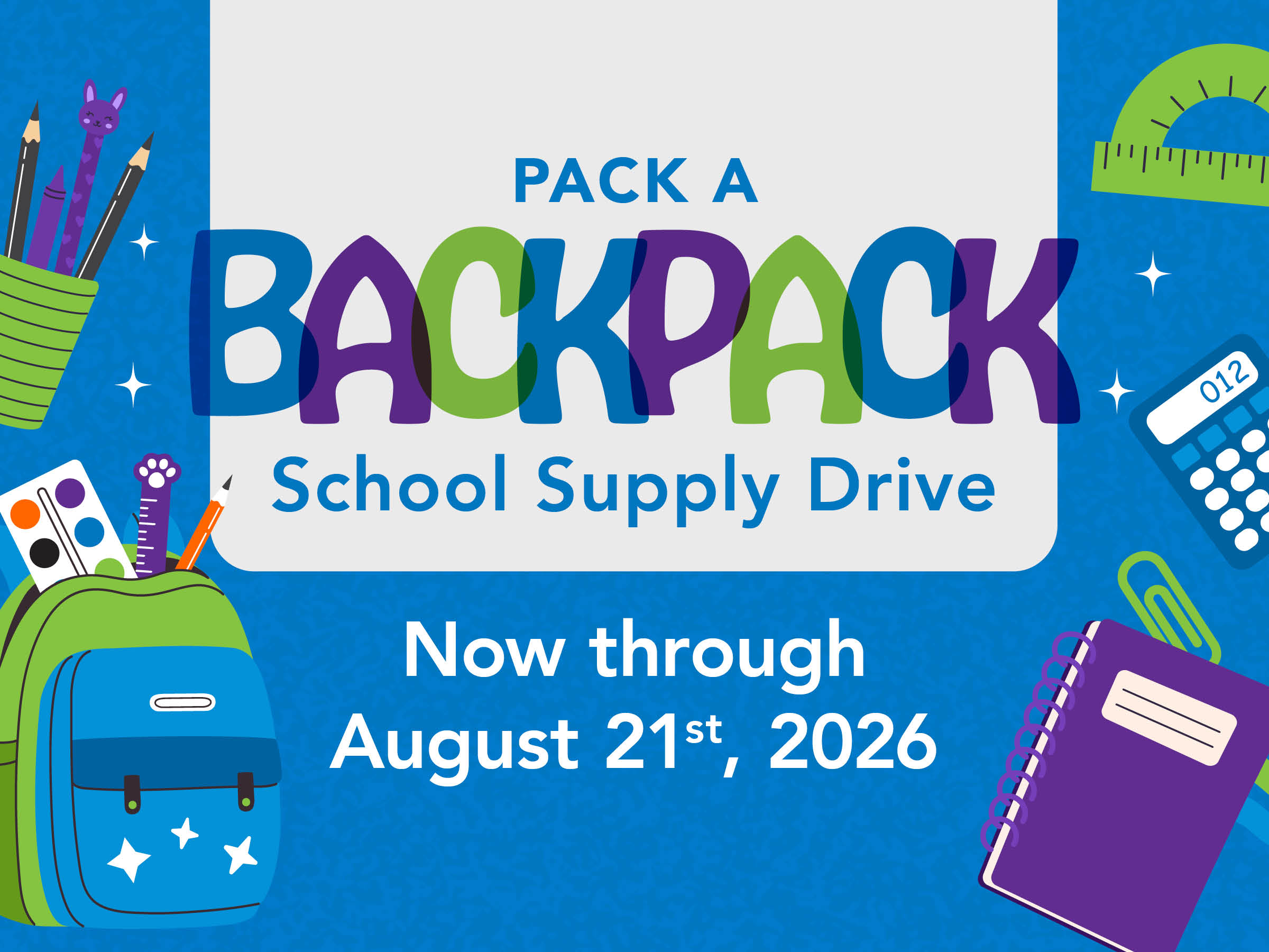 Pack a Backpack 2026